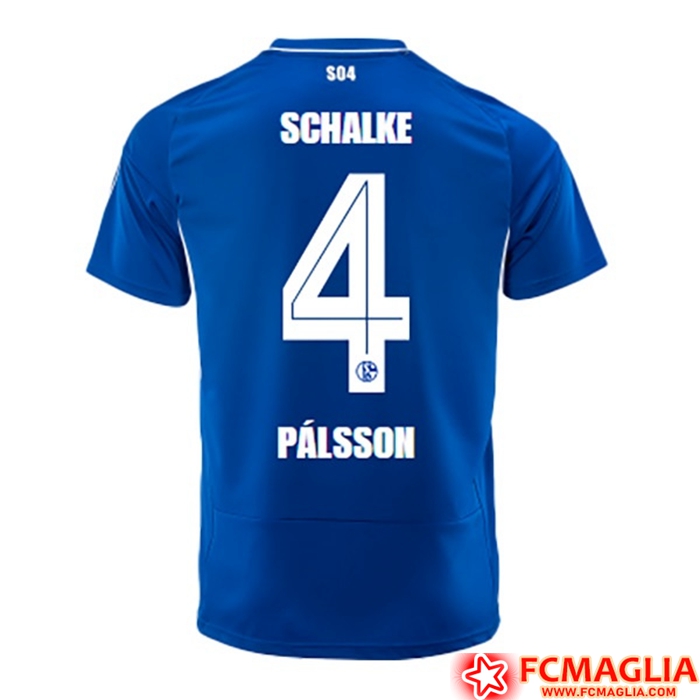 Maglie Calcio Schalke 04 (PÁLSSON #4) 2022/23 Prima