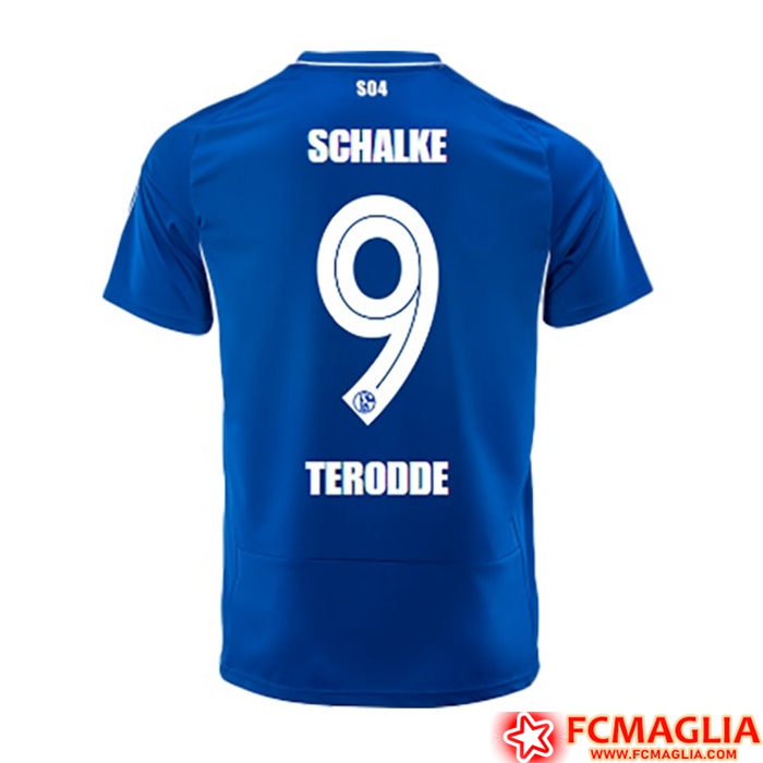 Maglie Calcio Schalke 04 (TERODDE #9) 2022/23 Prima
