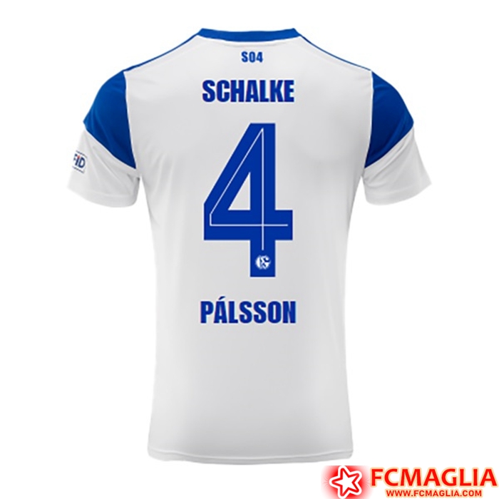 Maglie Calcio Schalke 04 (PÁLSSON #4) 2022/23 Seconda
