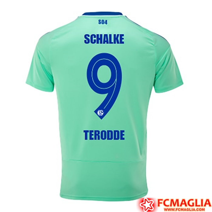 Maglie Calcio Schalke 04 (TERODDE #9) 2022/23 Terza