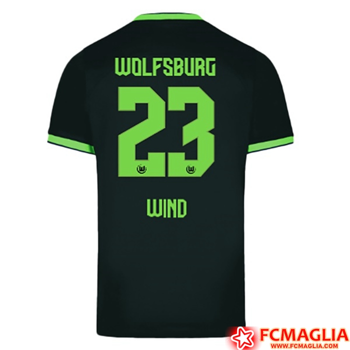 Maglie Calcio Vfl Wolfsburg (WIND #23) 2022/23 Seconda