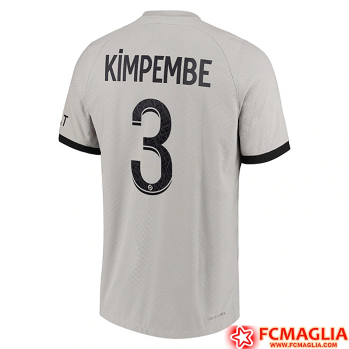 Maglie Calcio PSG (KIMPEMBE #3) 2022/23 Seconda
