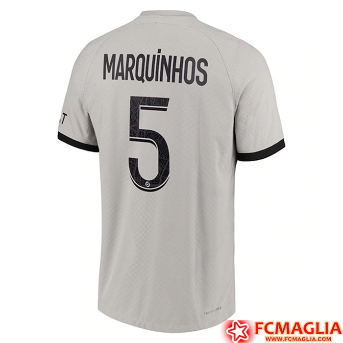 Maglie Calcio PSG (MARQUINHOS #5) 2022/23 Seconda