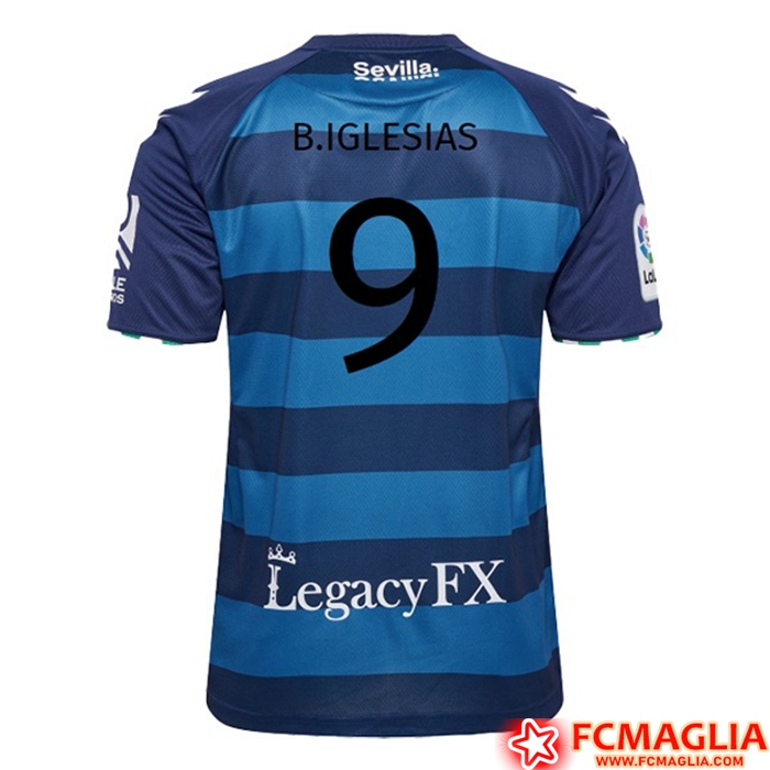 Maglie Calcio Real Betis (B.IGLESIAS #9) 2022/23 Seconda