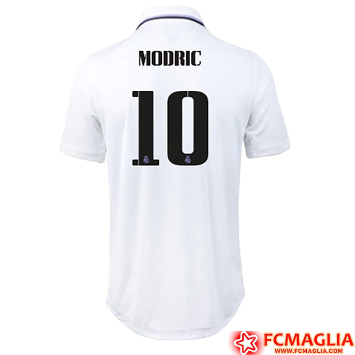 Maglie Calcio Real Madrid (MODRIC #10) 2022/23 Prima