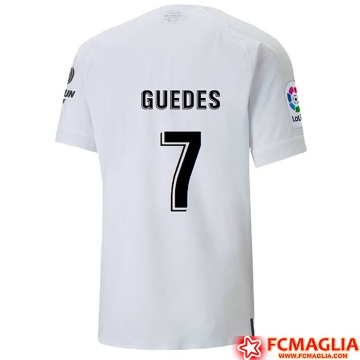 Maglie Calcio Valencia (GUEDES #7) 2022/23 Prima