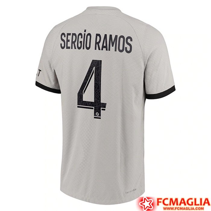 Maglie Calcio PSG (SERGIO RAMOS #4) 2022/23 Seconda