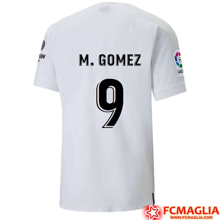 Maglie Calcio Valencia (M. GÓMEZ #9) 2022/23 Prima