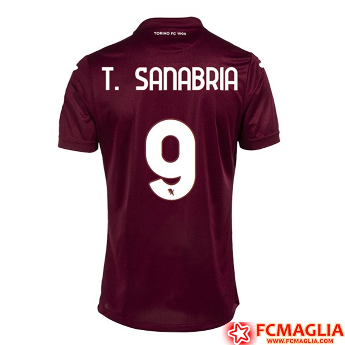 Maglie Calcio Torino (T. SANABRIA #9) 2022/23 Prima