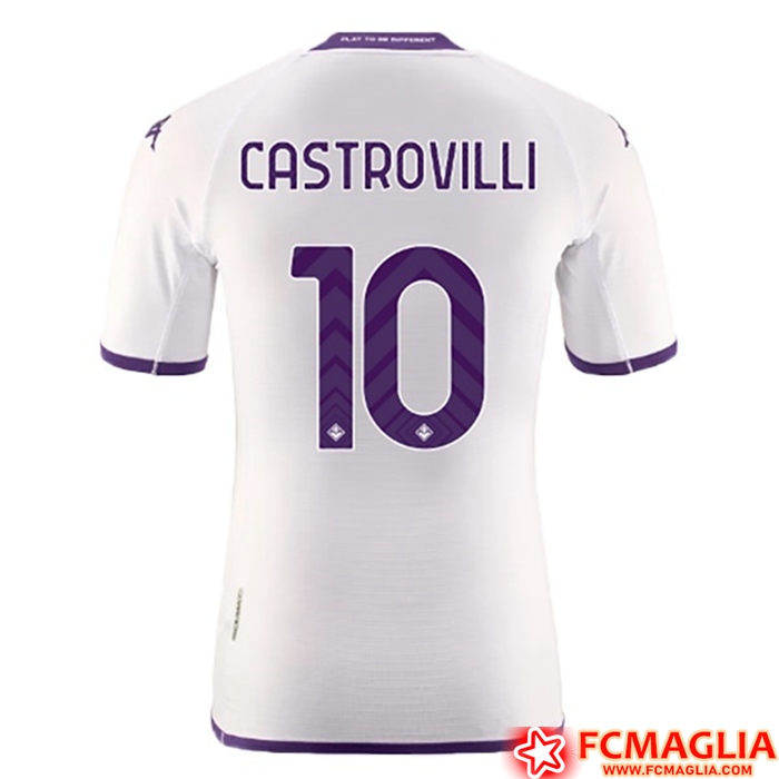 Maglie Calcio ACF Fiorentina (CASTROVILLI #10) 2022/23 Seconda