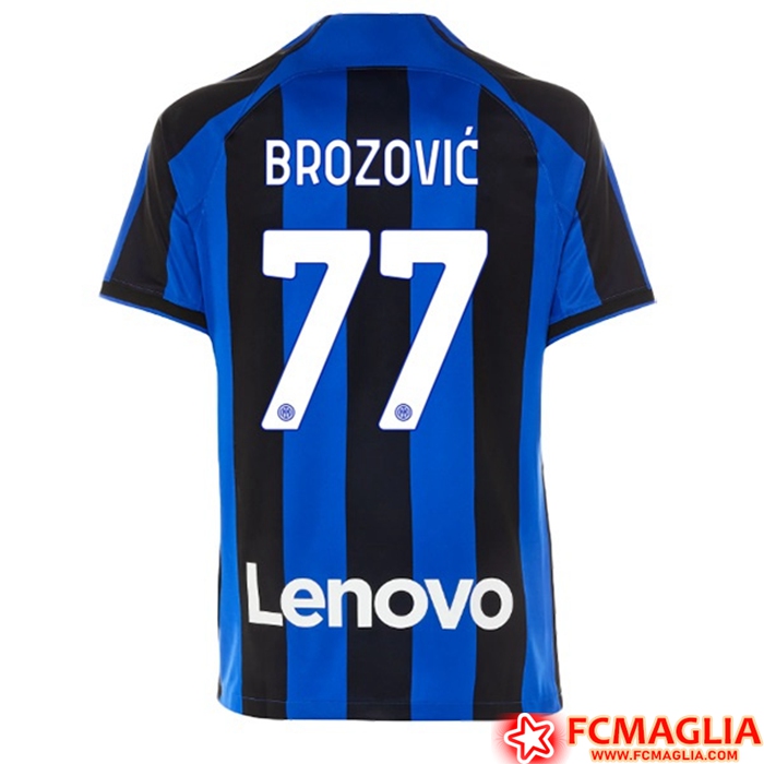 Maglie Calcio Inter Milan (BROZOVIĆ #77) 2022/23 Prima