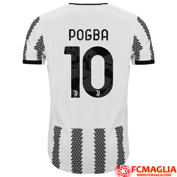 Maglie Calcio Juventus (POGBA #10) 2022/23 Prima