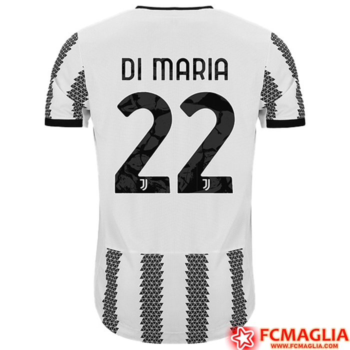 Maglie Calcio Juventus (DI MARIA #22) 2022/23 Prima