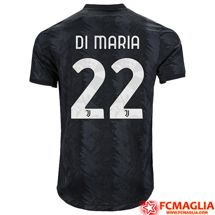 Maglie Calcio Juventus (DI MARIA #22) 2022/23 Seconda