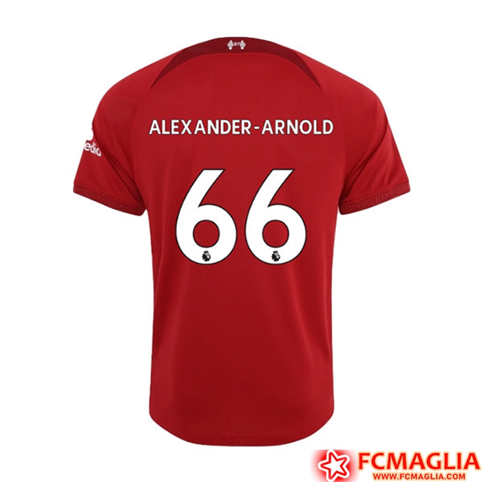 Maglie Calcio Liverpool (ALEXANDER-ARNOLD #66) 2022/23 Prima