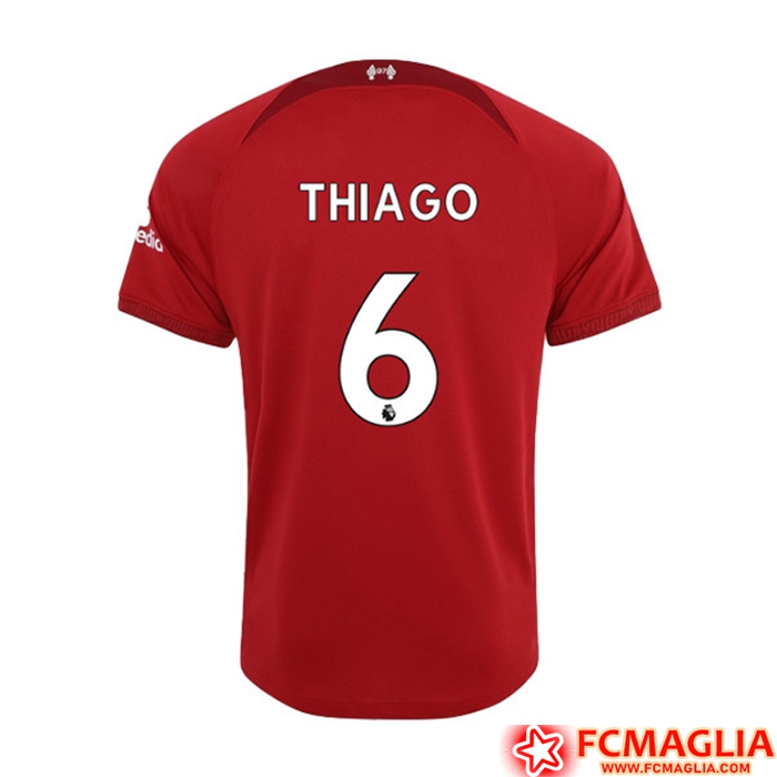 Maglie Calcio Liverpool (THIAGO #6) 2022/23 Prima