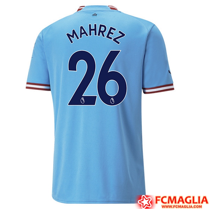 Maglie Calcio Manchester City (MAHREZ #26) 2022/23 Prima
