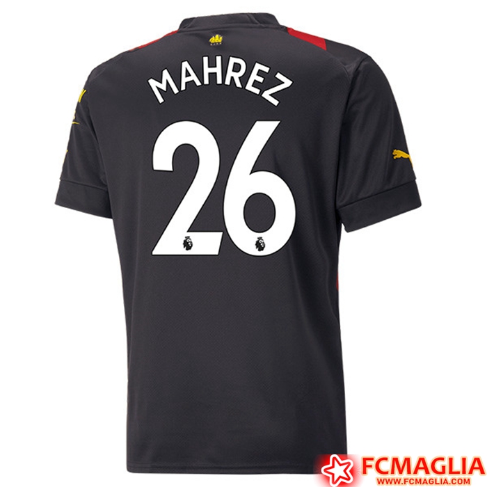 Maglie Calcio Manchester City (MAHREZ #26) 2022/23 Seconda