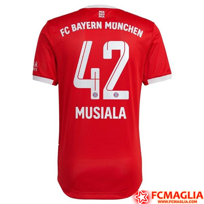 Maglie Calcio Bayern Monaco (MUSIALA #42) 2022/23 Prima