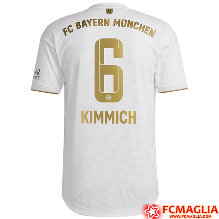 Maglie Calcio Bayern Monaco (KIMMICH #6) 2022/23 Seconda