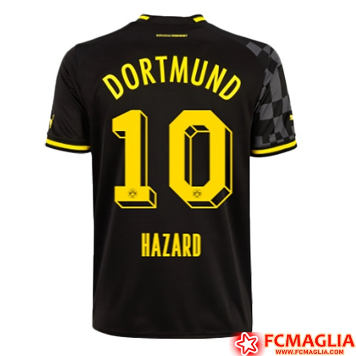 Maglie Calcio Dortmund BVB (HAZARD #10) 2022/23 Seconda