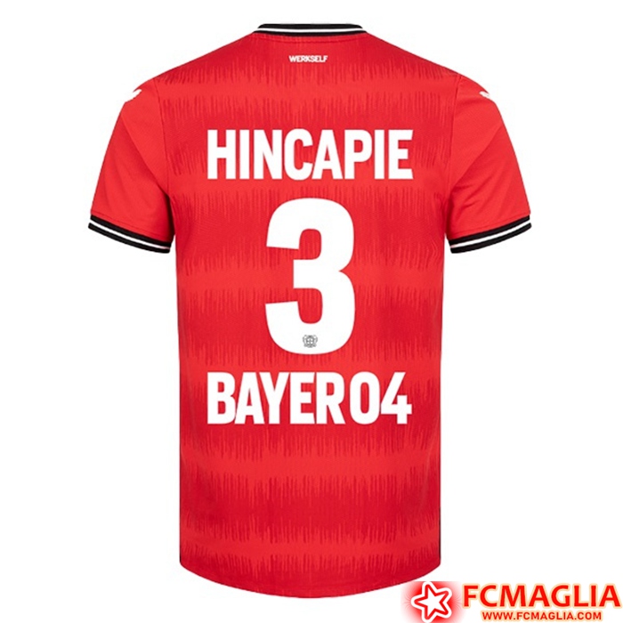 Maglie Calcio Leverkusen (HINCAPIE #3) 2022/23 Prima