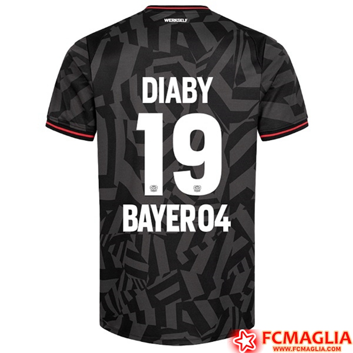 Maglie Calcio Leverkusen (DIABY #19) 2022/23 Seconda
