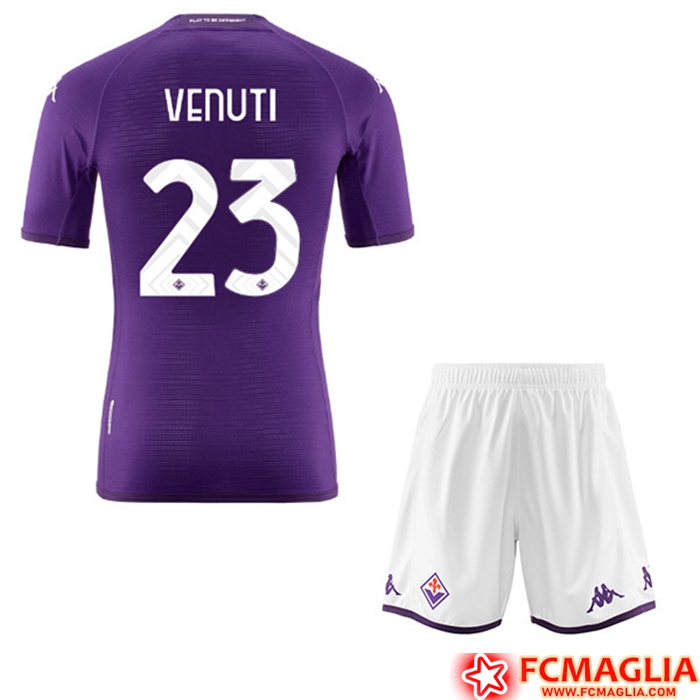 Maglie Calcio ACF Fiorentina (VENUTI #23) Bambino Prima 2022/23