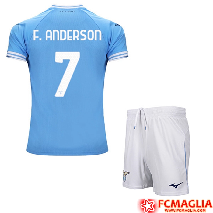 Maglie Calcio SS Lazio (F.ANDERSON #7) Bambino Prima 2022/23