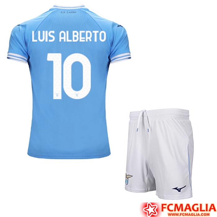 Maglie Calcio SS Lazio (LUIS ALBERTO #10) Bambino Prima 2022/23