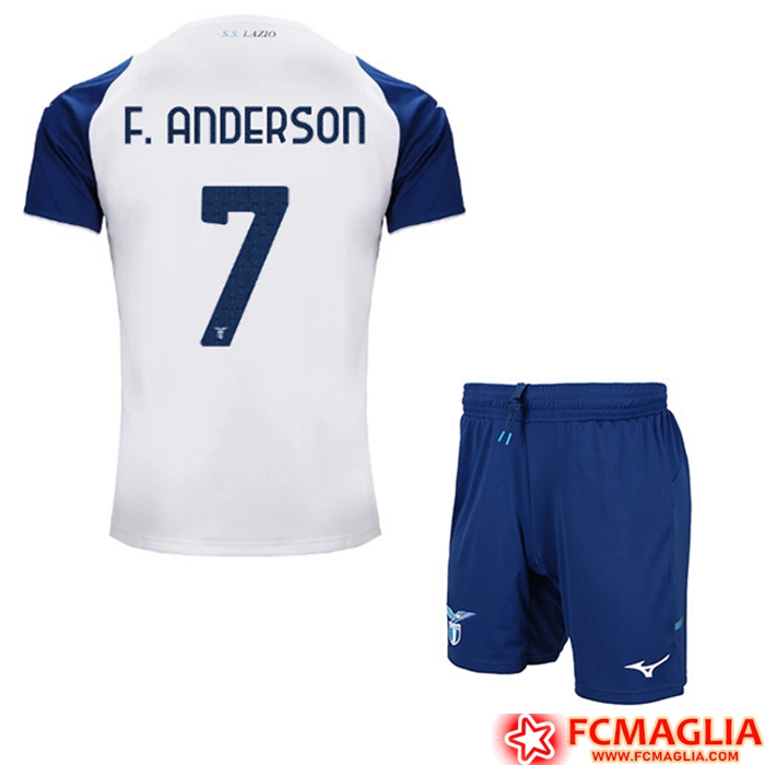 Maglie Calcio SS Lazio (F.ANDERSON #7) Bambino Terza 2022/23
