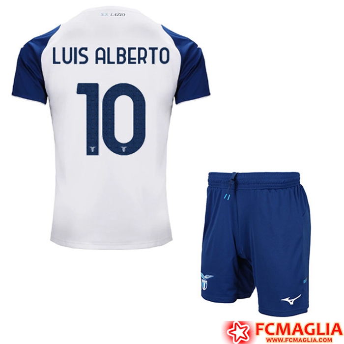 Maglie Calcio SS Lazio (LUIS ALBERTO #10) Bambino Terza 2022/23