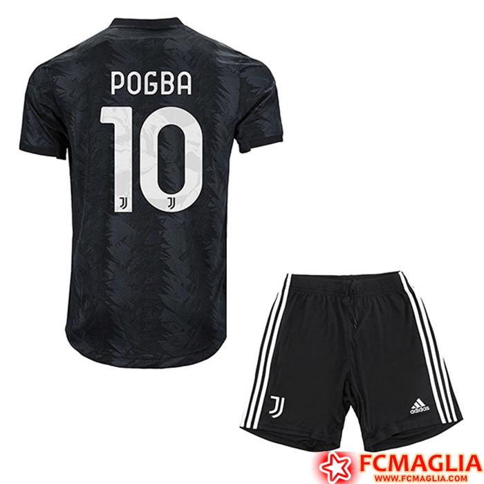 Maglie Calcio Juventus (POGBA #10) Bambino Seconda 2022/23