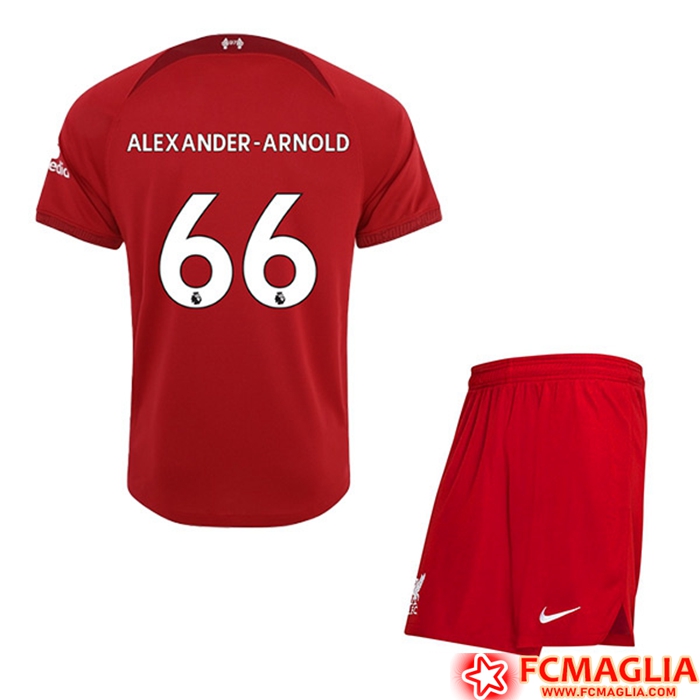 Maglie Calcio Liverpool (ALEXANDER-ARNOLD #66) Bambino Prima 2022/23