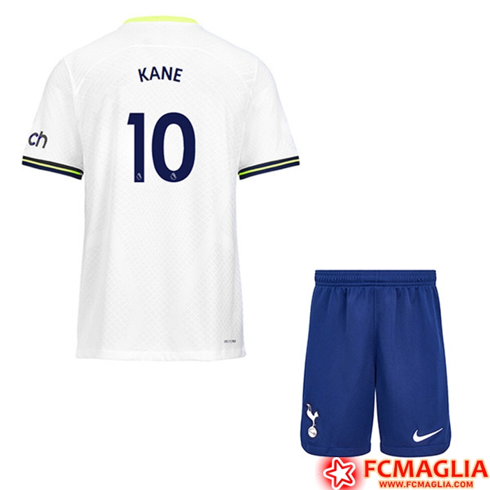 Maglie Calcio Tottenham Hotspur (KANE #10) Bambino Prima 2022/23