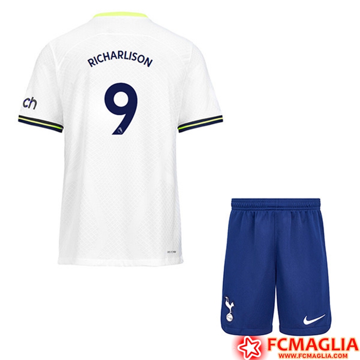 Maglie Calcio Tottenham Hotspur (RICHARLISON #9) Bambino Prima 2022/23