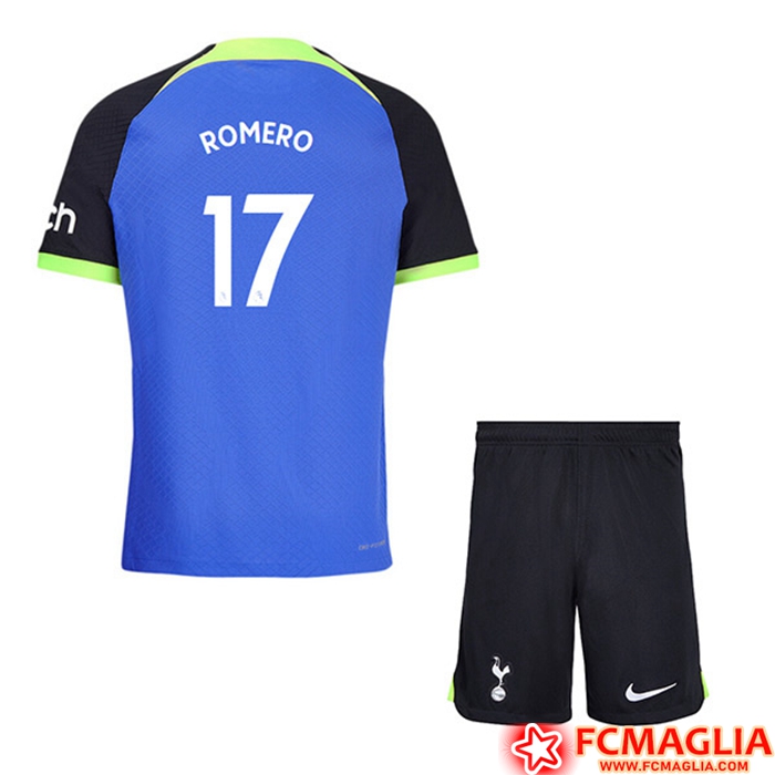 Maglie Calcio Tottenham Hotspur (ROMERO #17) Bambino Seconda 2022/23