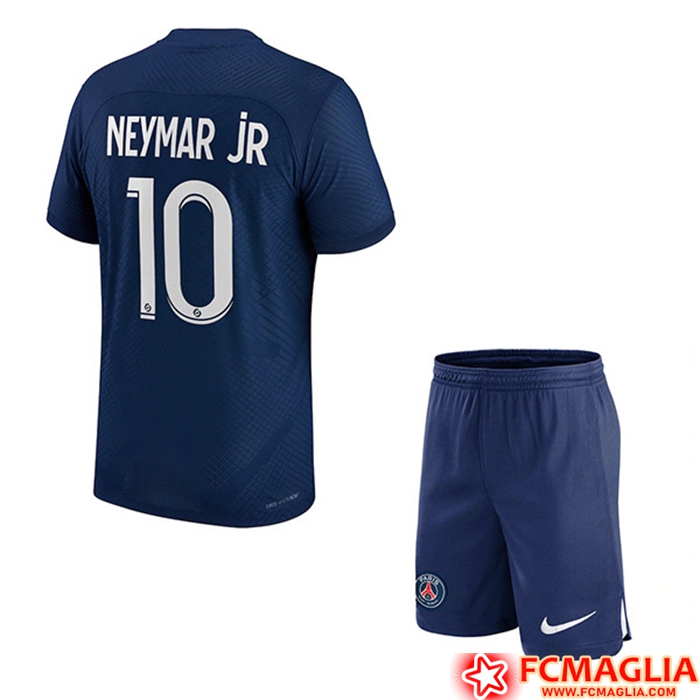 Maglie Calcio PSG (NEYMAR JR #10) Bambino Prima 2022/23