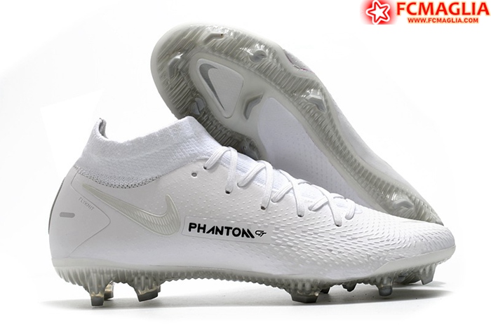 Nike Scarpe Da Calcio Phantom GT Elite Dynamic Fit FG Bianco