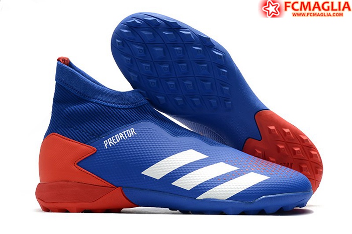 Adidas Scarpe Da Calcio Predator 20.3 Laceless TF Blu
