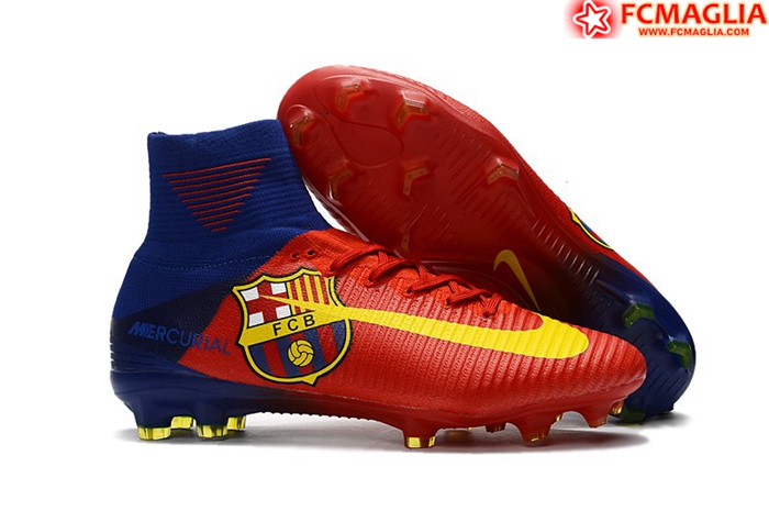 Nike Scarpe Da Calcio Mercurial Superfly V‘’Barcelona ‘’FG Rosso/Blu
