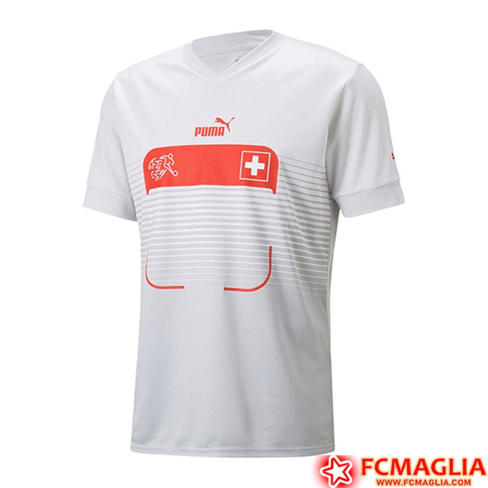 Nuova Nuova Maglia Nazionale Svizzera Seconda 2022 2023 Basso Prezzo
