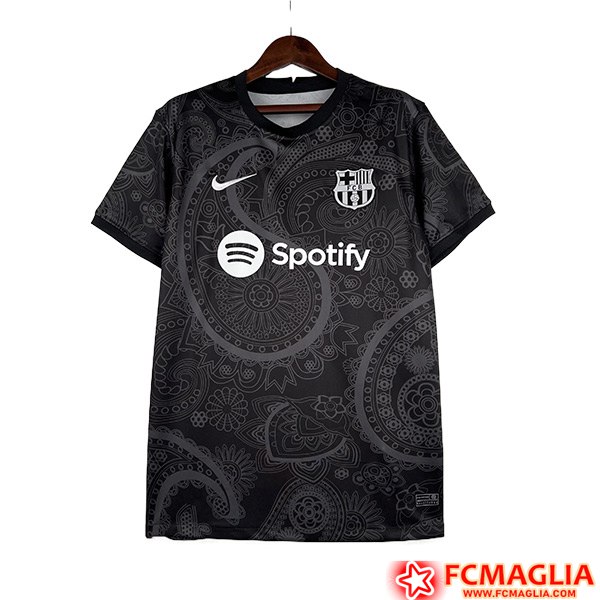 Nuova Maglie Calcio FC Barcellona Special Edition Nero 2023 2024 Basso Prezzo