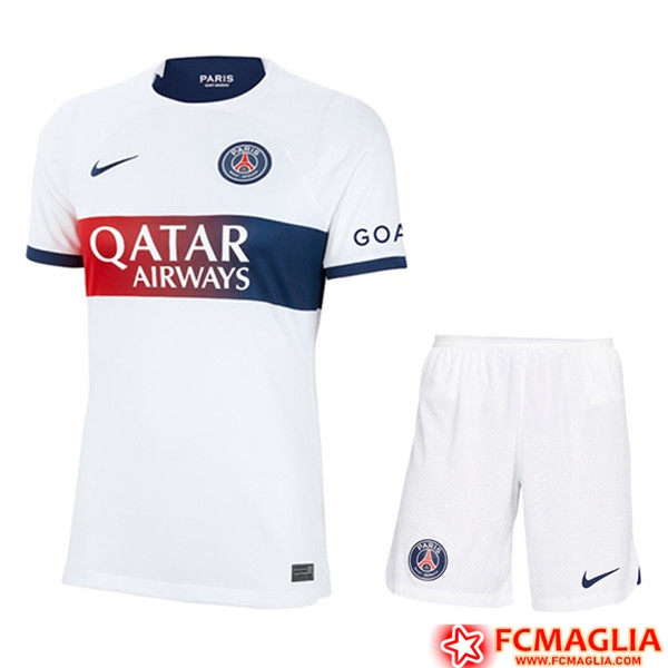 Nuove Kit Maglia PSG Seconda + Pantaloncini 2023/2024 A Poco Prezzo