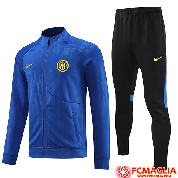 Le Nuove Insieme Tuta Calcio Giacca Inter Milan Blu 2023/2024 Prezzo