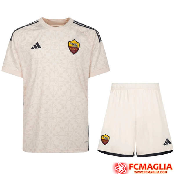 Nuova Maglie Calcio AS Roma Bambino Prima 2023 2024 Basso Prezzo