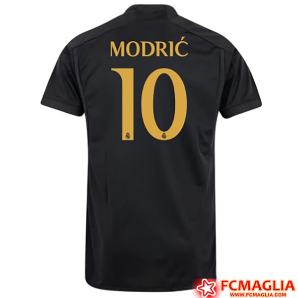 Numeri Maglie Calcio Real Madrid MODRIC 10 2023 2024 Terza Poco Prezzo