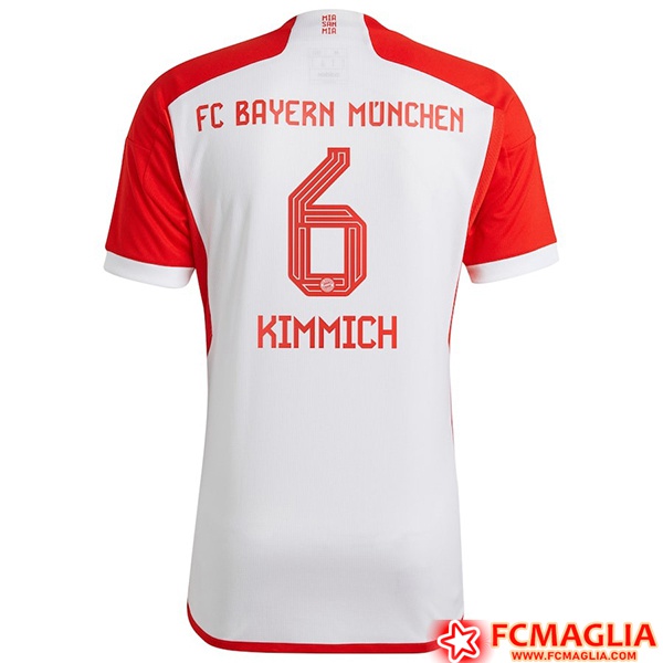 Numeri Maglie Calcio Bayern Monaco (KIMMICH #6) 2023/2024 ...