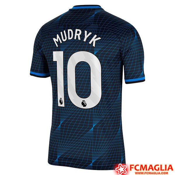 Le Nuove Maglie Calcio Chelsea MUDRYK 10 2023 2024 Seconda Prezzo