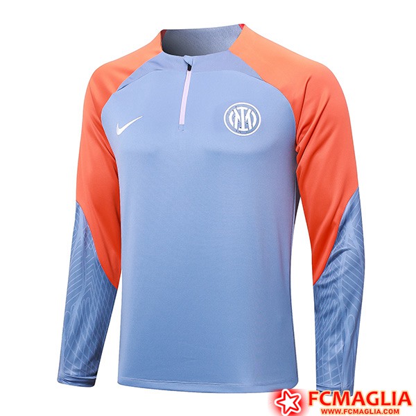 Nuove Felpa Allenamento Inter Milan viola Arancia 2024 2025 A Poco Prezzo